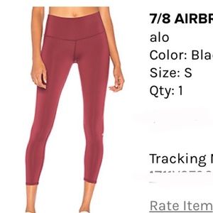 Alo 7/8 airbrush legging